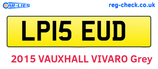 LP15EUD are the vehicle registration plates.