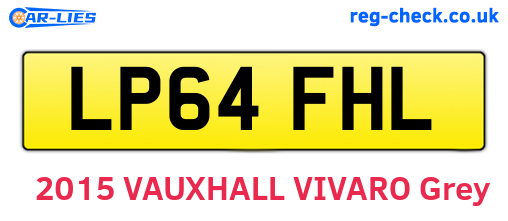 LP64FHL are the vehicle registration plates.
