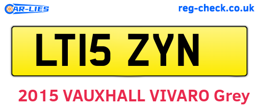 LT15ZYN are the vehicle registration plates.