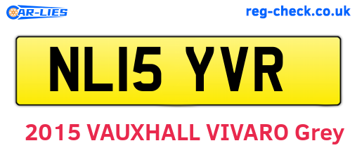 NL15YVR are the vehicle registration plates.