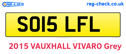 SO15LFL are the vehicle registration plates.