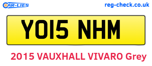 YO15NHM are the vehicle registration plates.