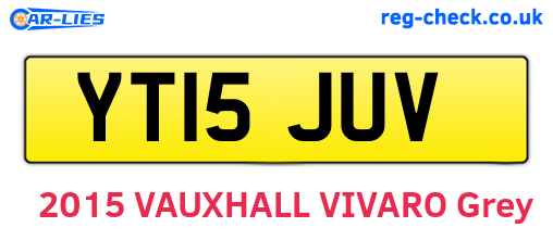 YT15JUV are the vehicle registration plates.