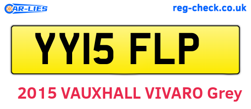 YY15FLP are the vehicle registration plates.