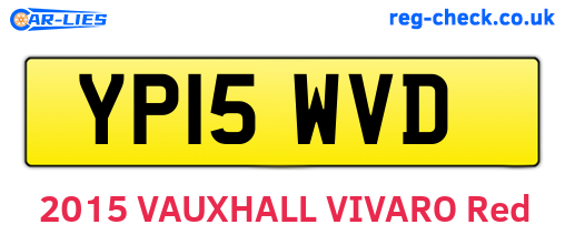 YP15WVD are the vehicle registration plates.