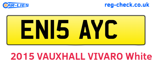 EN15AYC are the vehicle registration plates.