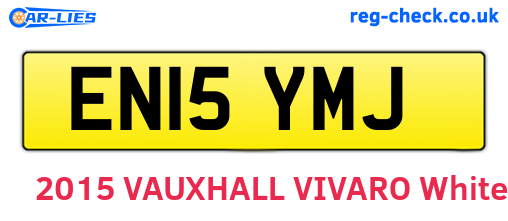 EN15YMJ are the vehicle registration plates.