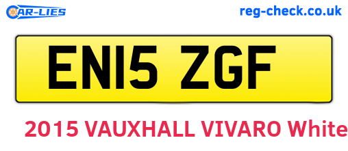 EN15ZGF are the vehicle registration plates.