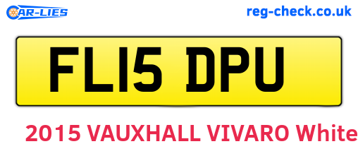 FL15DPU are the vehicle registration plates.