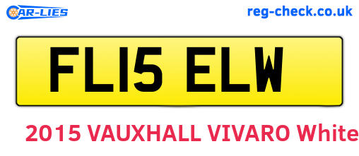 FL15ELW are the vehicle registration plates.