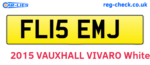 FL15EMJ are the vehicle registration plates.