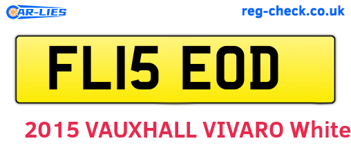 FL15EOD are the vehicle registration plates.
