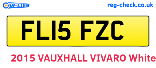 FL15FZC are the vehicle registration plates.