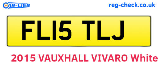 FL15TLJ are the vehicle registration plates.