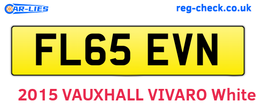FL65EVN are the vehicle registration plates.