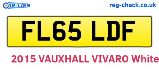 FL65LDF are the vehicle registration plates.