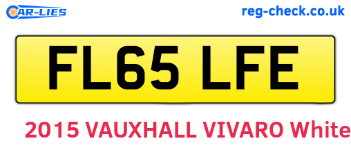 FL65LFE are the vehicle registration plates.