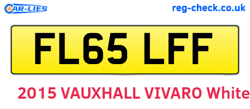 FL65LFF are the vehicle registration plates.