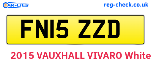 FN15ZZD are the vehicle registration plates.