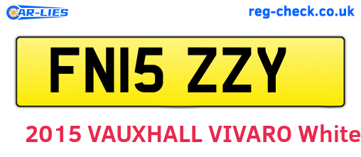 FN15ZZY are the vehicle registration plates.