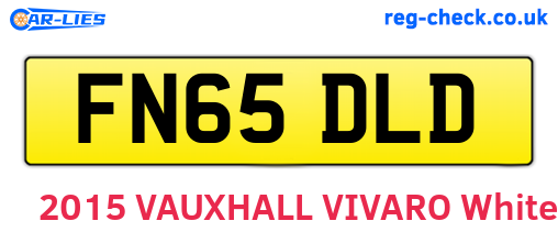 FN65DLD are the vehicle registration plates.