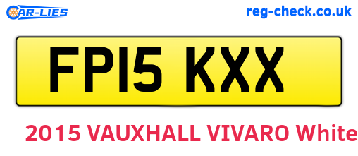 FP15KXX are the vehicle registration plates.