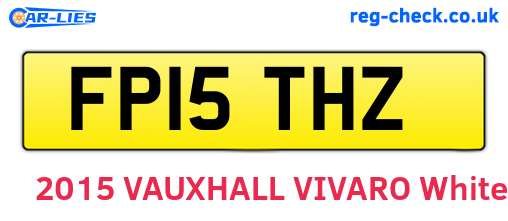 FP15THZ are the vehicle registration plates.