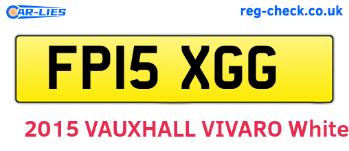 FP15XGG are the vehicle registration plates.