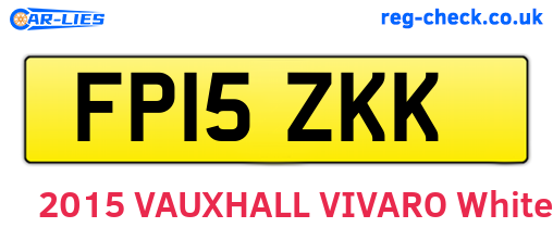 FP15ZKK are the vehicle registration plates.