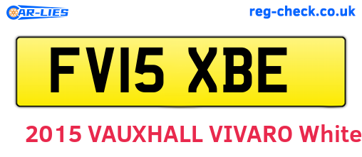 FV15XBE are the vehicle registration plates.