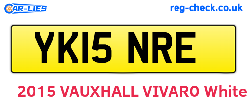 YK15NRE are the vehicle registration plates.