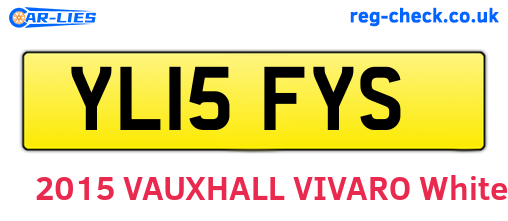 YL15FYS are the vehicle registration plates.