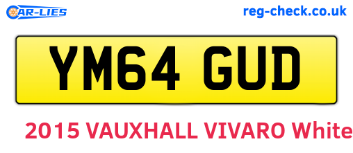 YM64GUD are the vehicle registration plates.