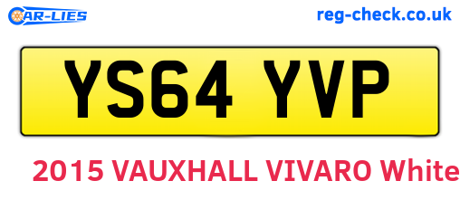 YS64YVP are the vehicle registration plates.