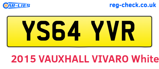 YS64YVR are the vehicle registration plates.