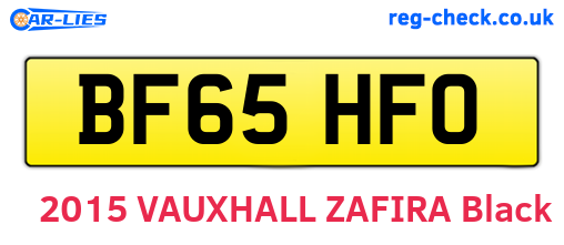 BF65HFO are the vehicle registration plates.