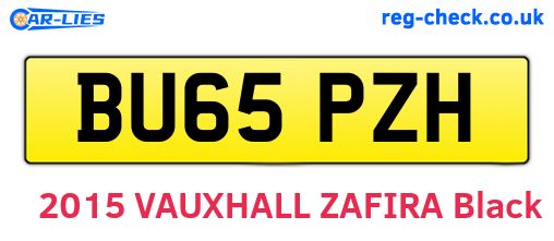 BU65PZH are the vehicle registration plates.
