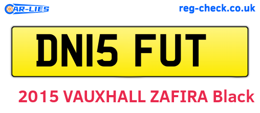 DN15FUT are the vehicle registration plates.