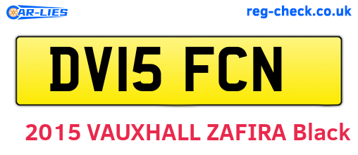DV15FCN are the vehicle registration plates.