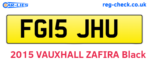 FG15JHU are the vehicle registration plates.