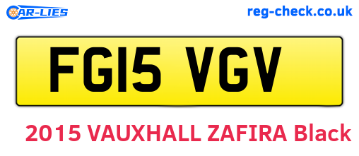 FG15VGV are the vehicle registration plates.