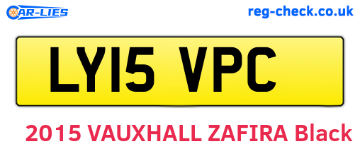 LY15VPC are the vehicle registration plates.