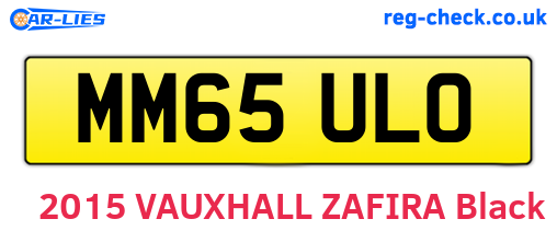 MM65ULO are the vehicle registration plates.