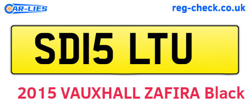 SD15LTU are the vehicle registration plates.