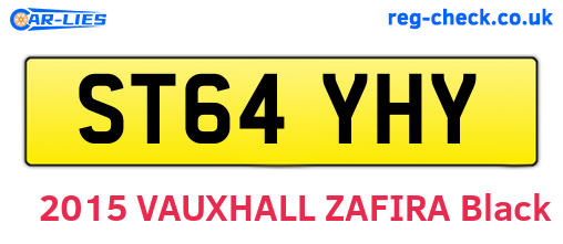 ST64YHY are the vehicle registration plates.