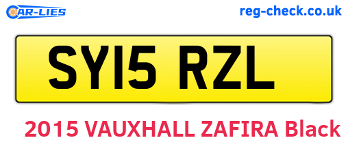 SY15RZL are the vehicle registration plates.