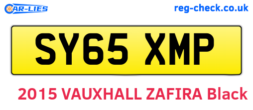 SY65XMP are the vehicle registration plates.