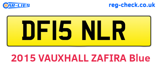 DF15NLR are the vehicle registration plates.