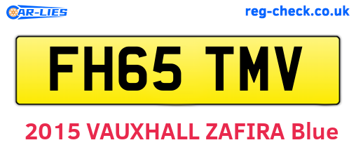 FH65TMV are the vehicle registration plates.