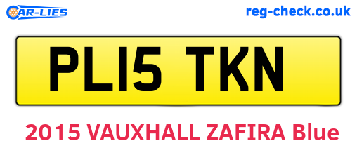 PL15TKN are the vehicle registration plates.